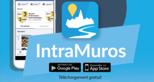 Visuel de l'application intra muros
