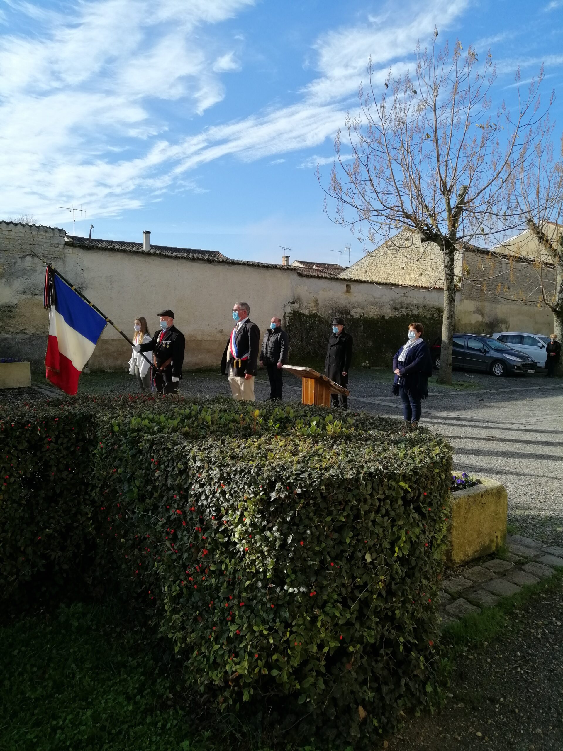 11 novembre, armistice avec le maire et les élus