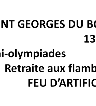 Couverture du flash info du 15/07/2023